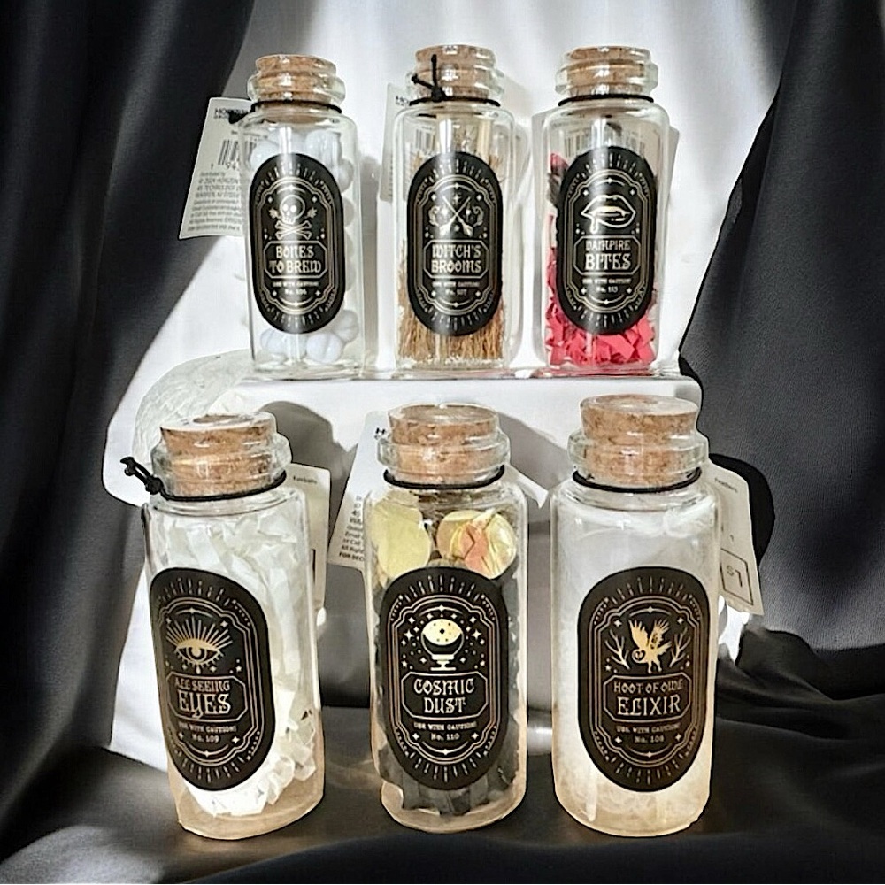 Bullseye’s Playground - Mini Potion Bottles - Halloween 2024 - (Set of 6)
